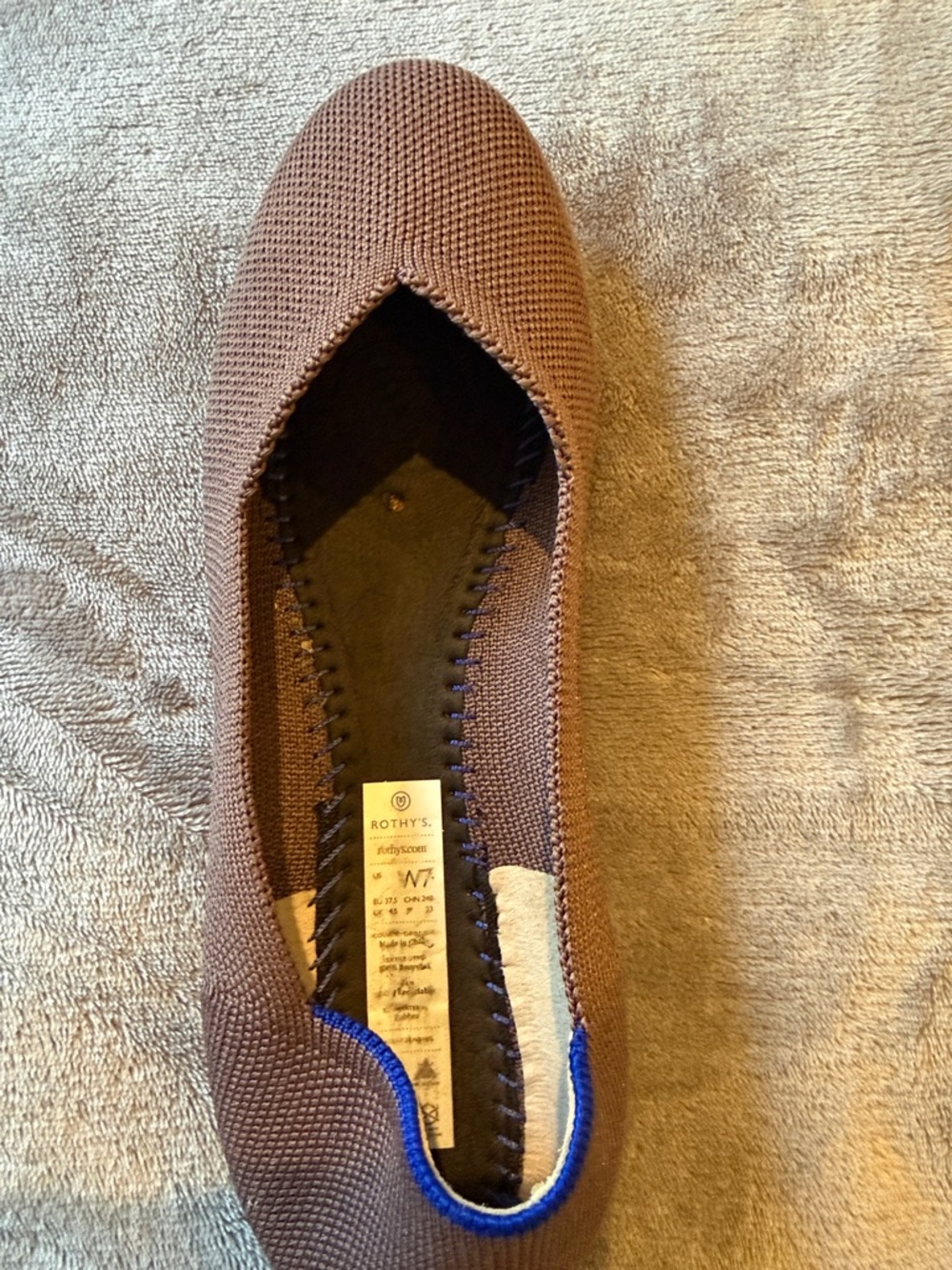 Rothy's Brown Knit Slip-On Flats - Picture 6 of 6